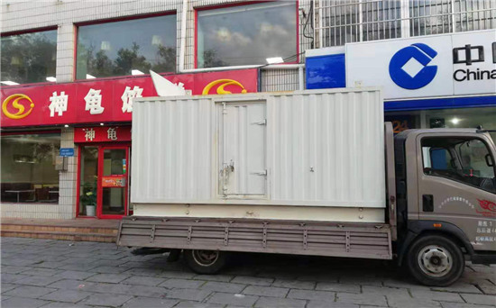 鞍山出租发电机施工案例